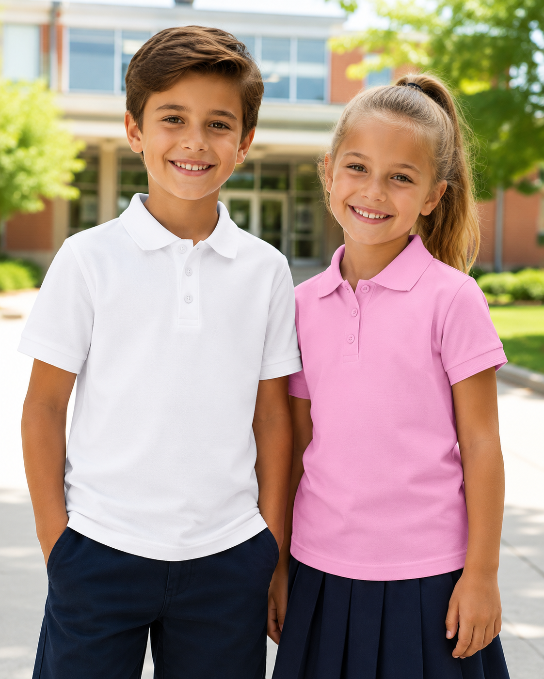 Personalisiertes Kinder-Poloshirt – Kleine Stars ganz groß