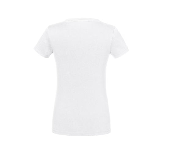 Bio-T-Shirt von Frauen mit V-Ausschnitt