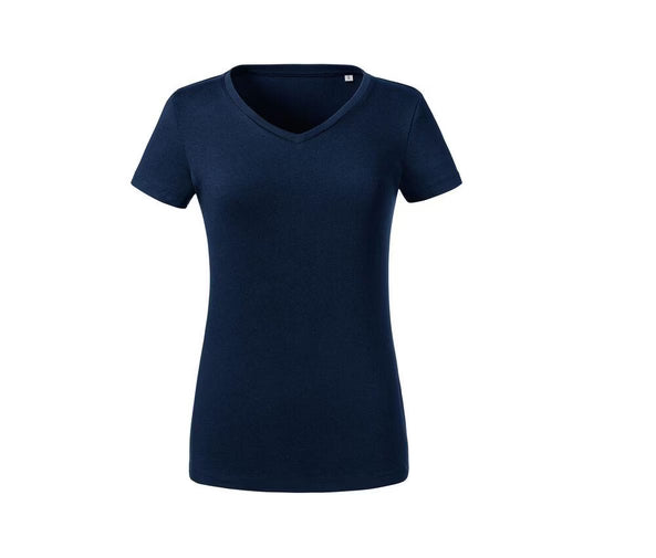 Bio-T-Shirt von Frauen mit V-Ausschnitt