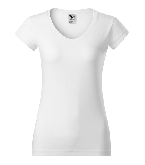 Damen Fit V-Neck T-Shirt – Feminine Eleganz trifft auf höchsten Tragekomfort