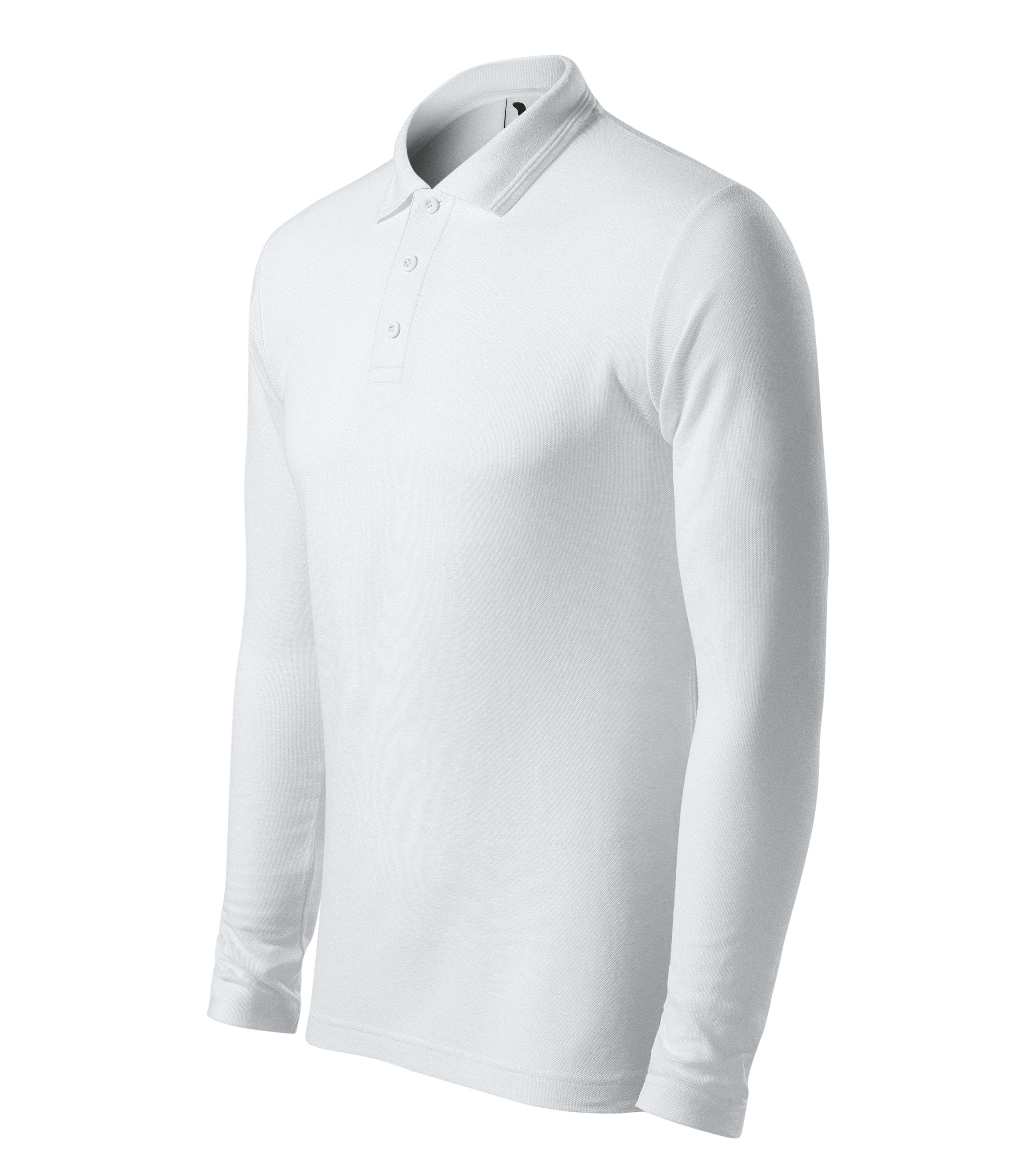 Premium Herren Langarm-Poloshirt – individuell personalisierbar