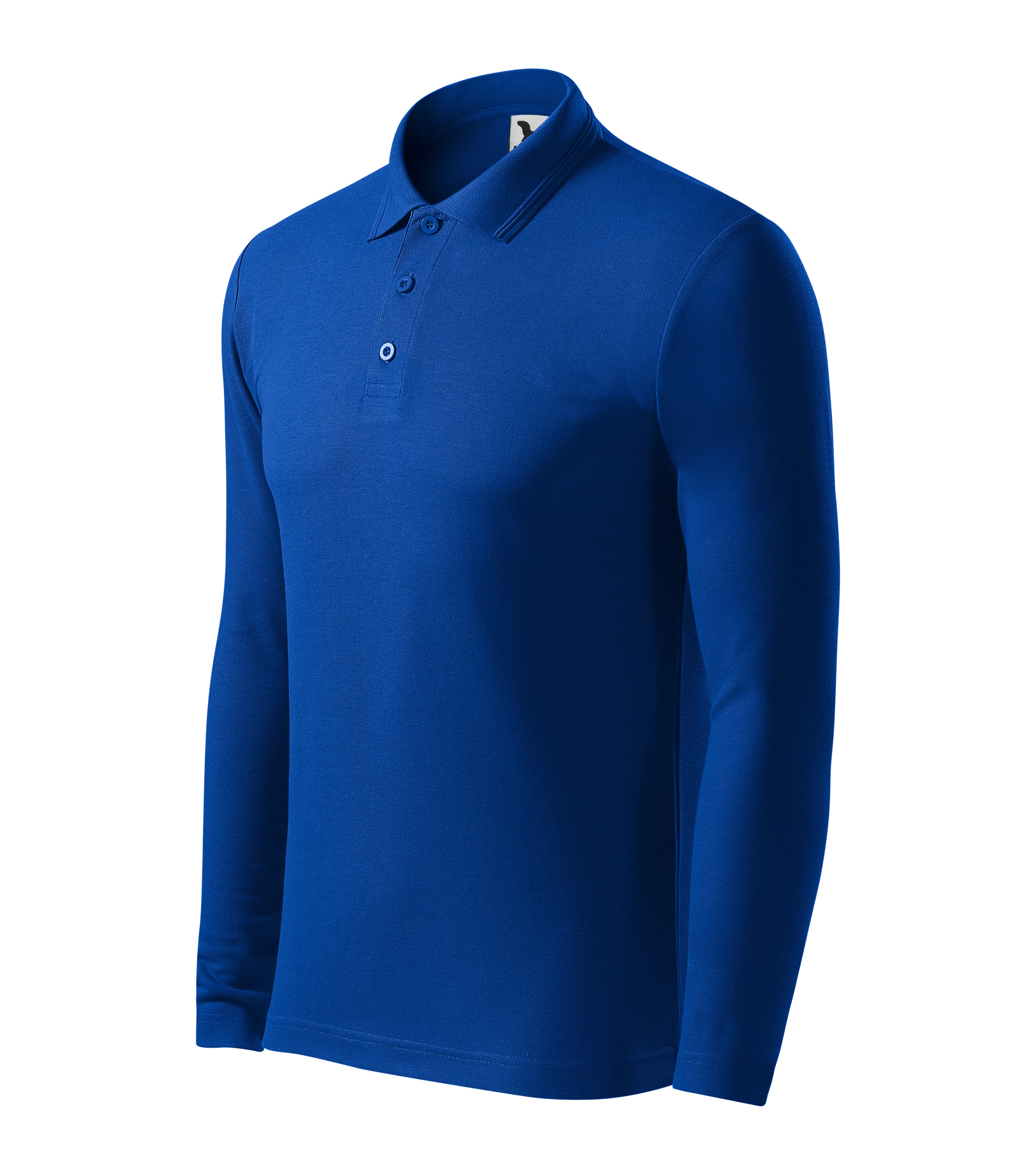 Premium Herren Langarm-Poloshirt – individuell personalisierbar