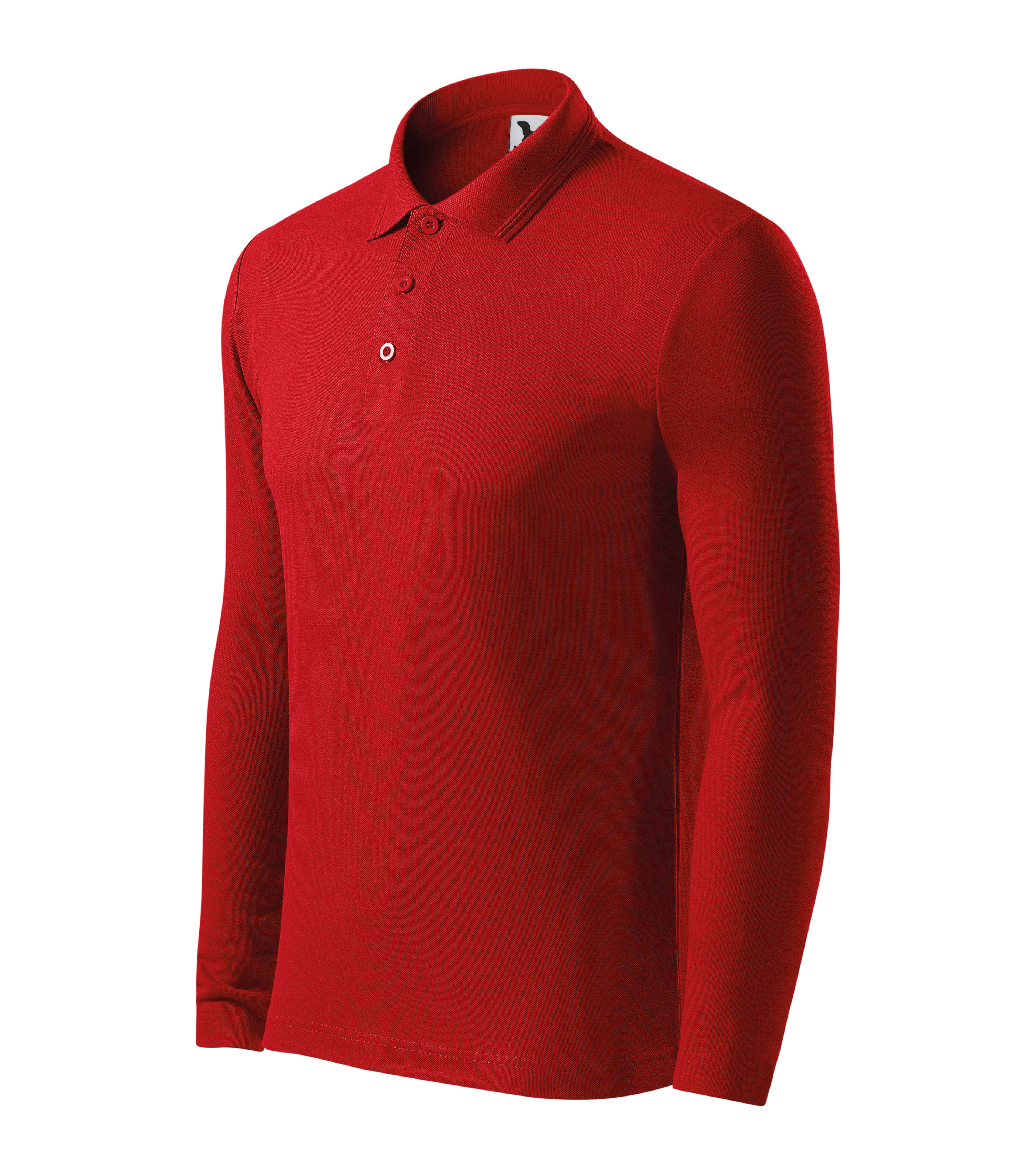 Premium Herren Langarm-Poloshirt – individuell personalisierbar