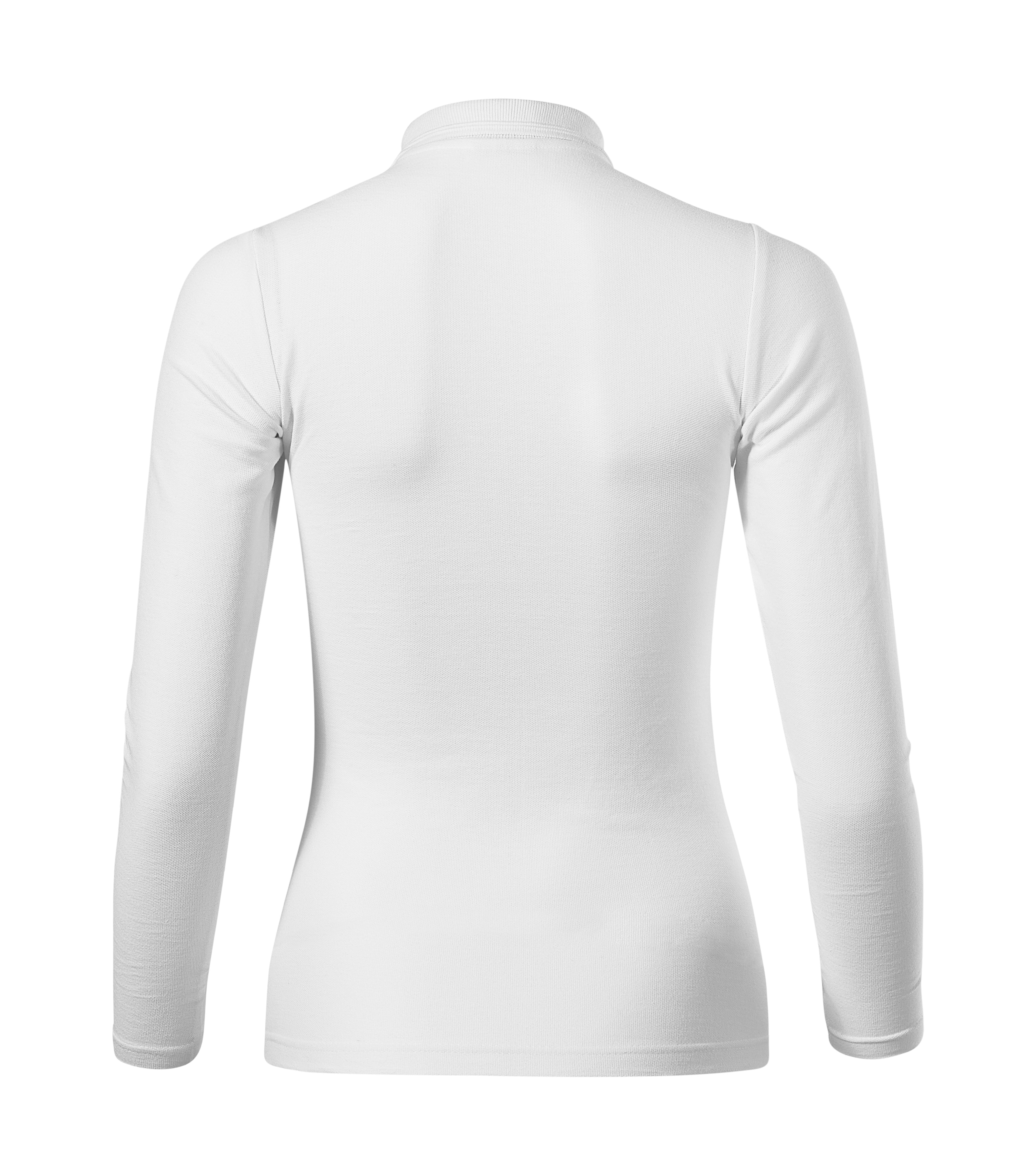Elegantes Damen-Langarm-Poloshirt – individuell personalisierbar