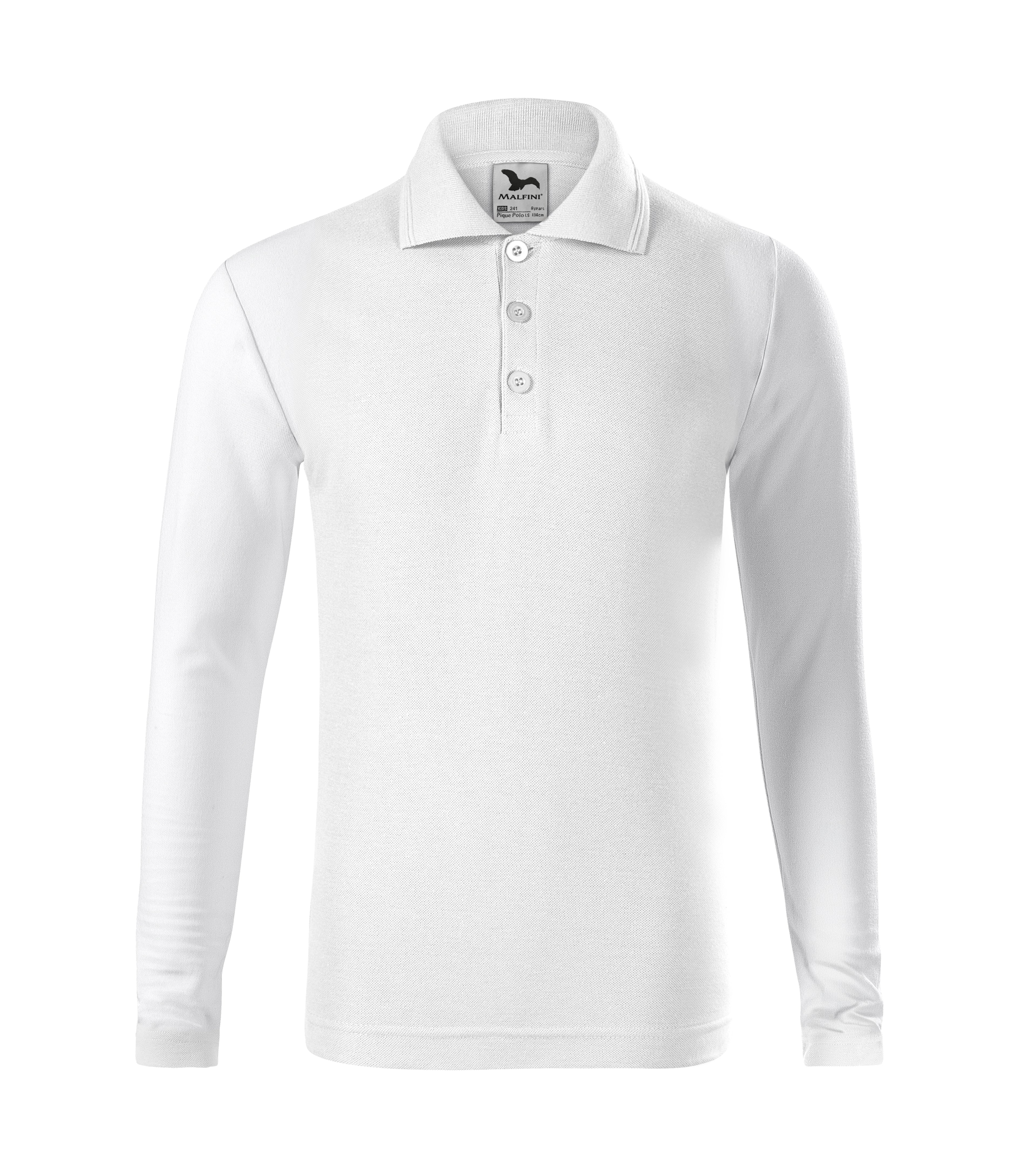 Kinder-Langarm-Poloshirt – individuell personalisierbar