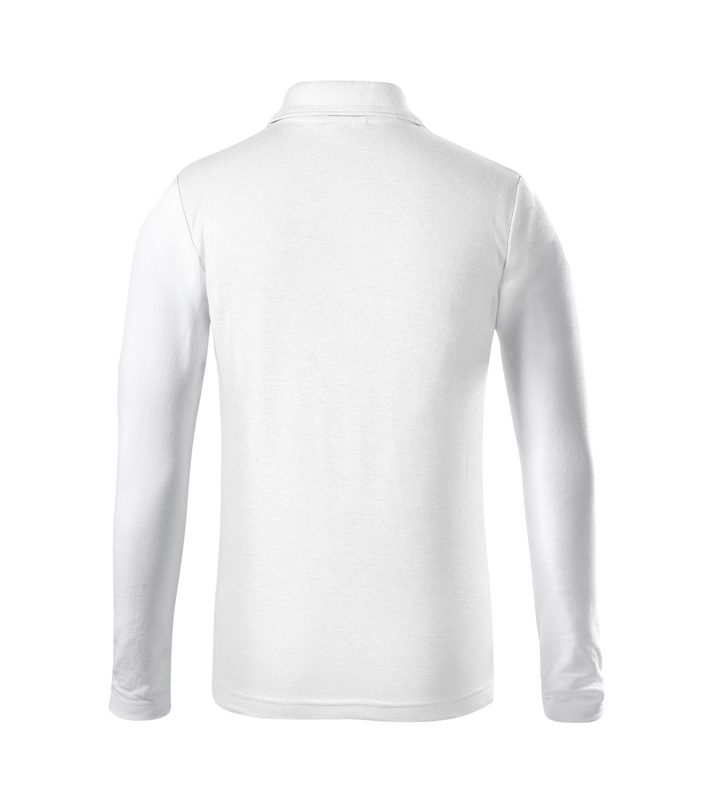 Kinder-Langarm-Poloshirt – individuell personalisierbar