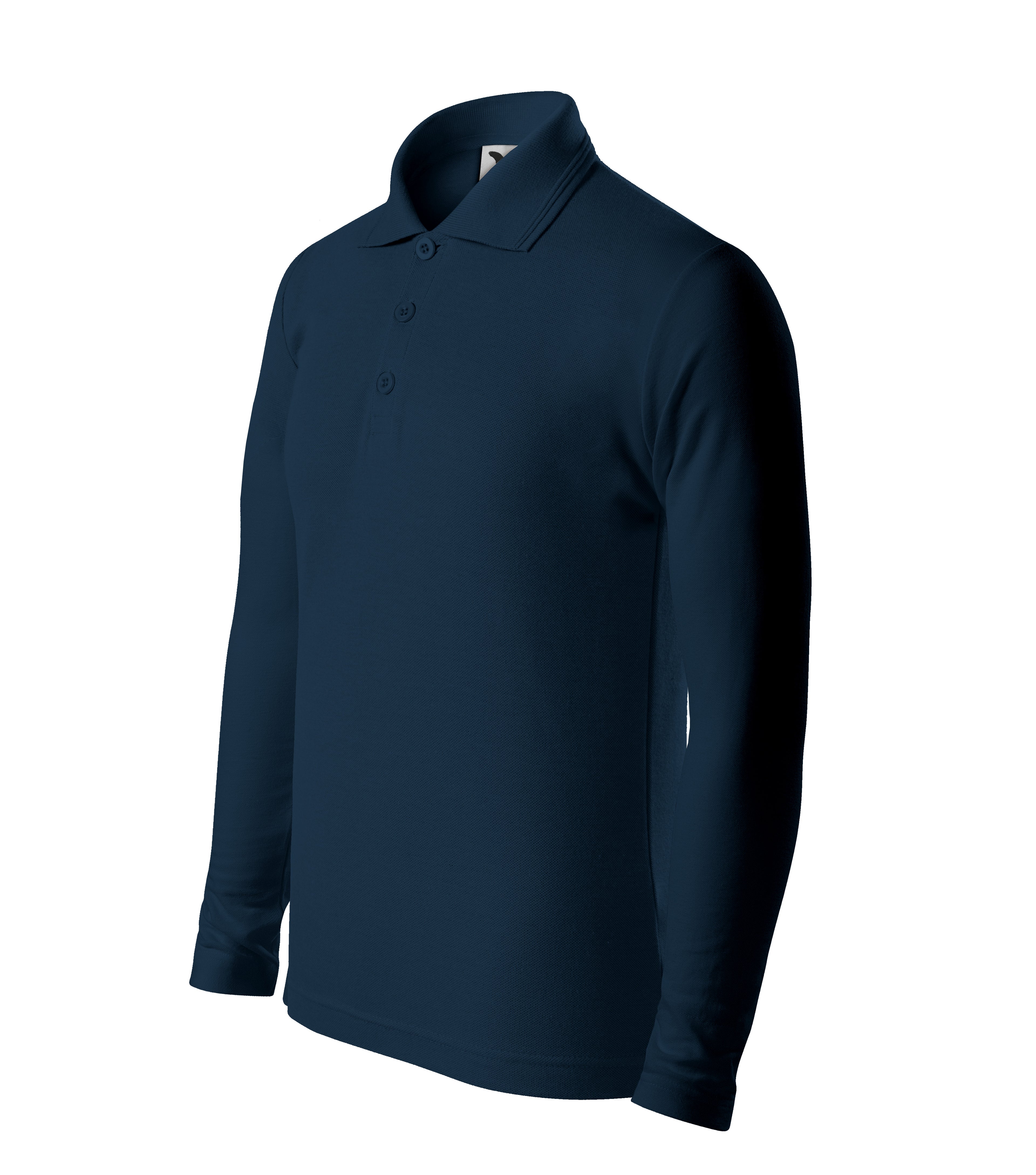 Kinder-Langarm-Poloshirt – individuell personalisierbar