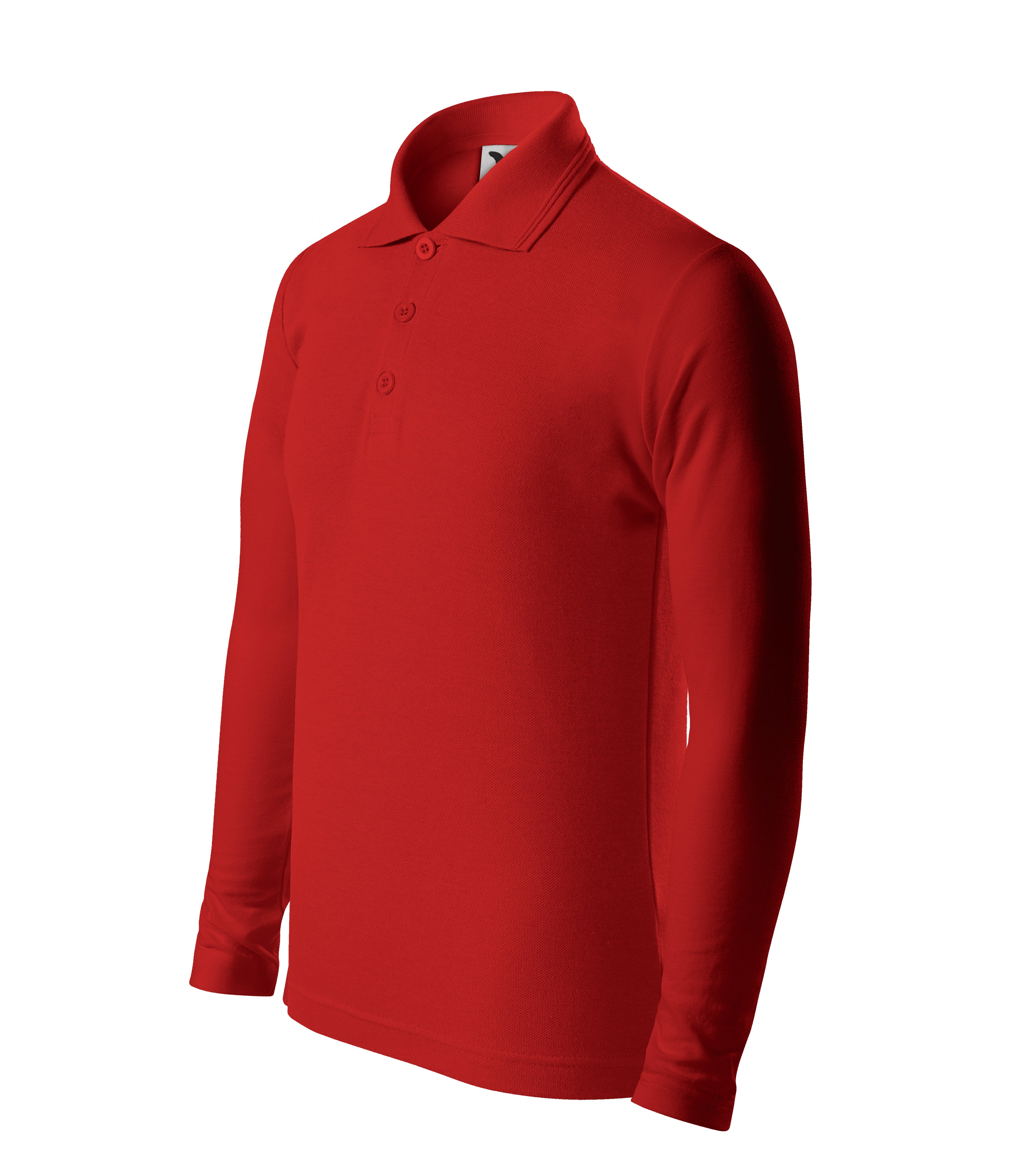 Kinder-Langarm-Poloshirt – individuell personalisierbar