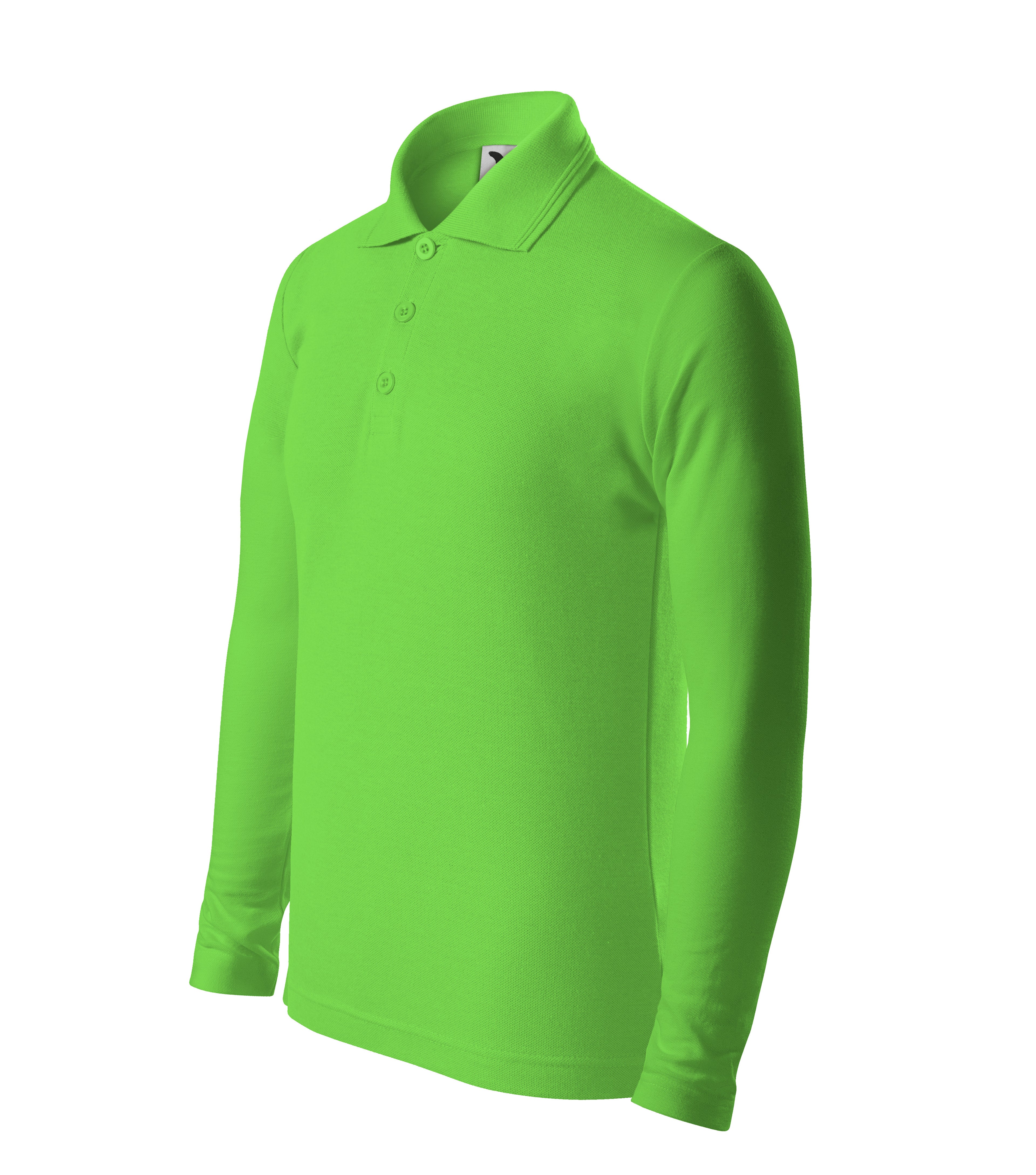 Kinder-Langarm-Poloshirt – individuell personalisierbar