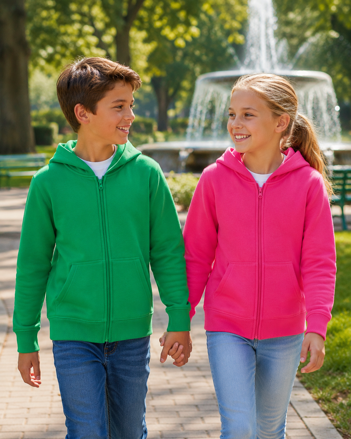 Kinder Hoodie „Farbenzauber“