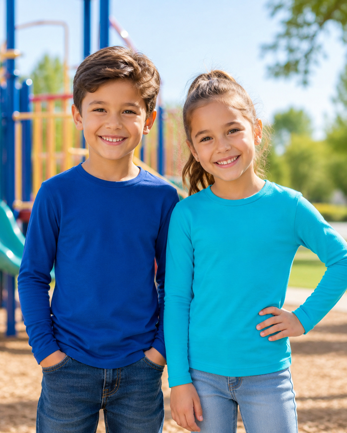 Kids Longsleeve Adventure – personalisiertes Kinder-Langarmshirt