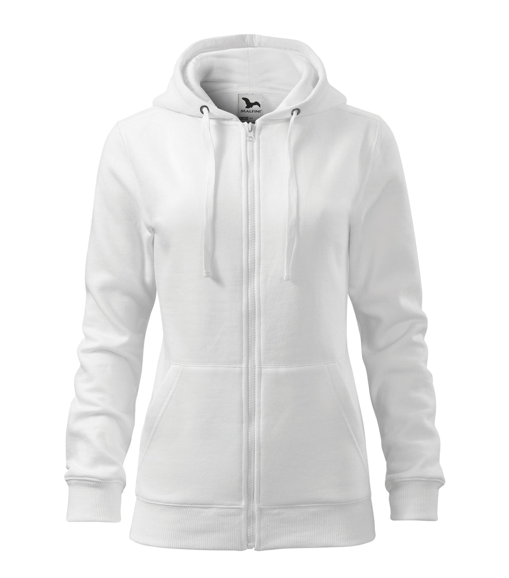 City Glow Zip-Hoodie – Personalisierter Damen-Kapuzenpullover mit Reißverschluss