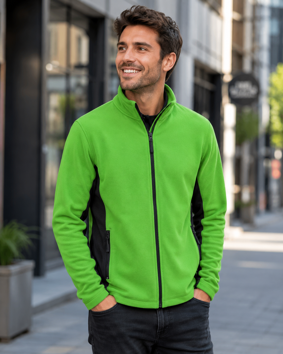 Herren Fleecejacke „City Warm“