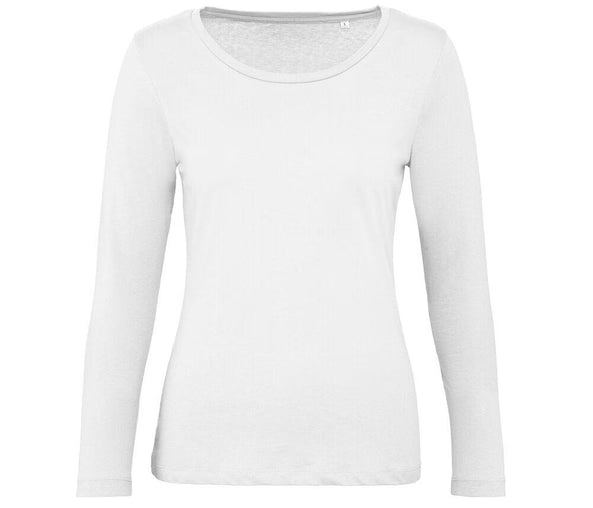 Damen Langarm T-Shirt 100% Bio-Baumwolle