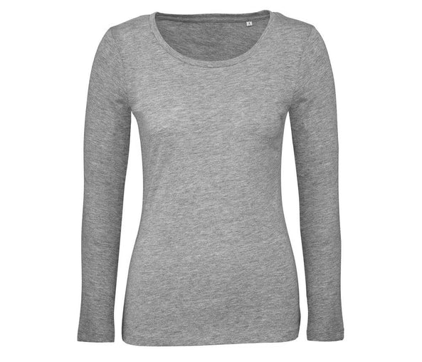Damen Langarm T-Shirt 100% Bio-Baumwolle