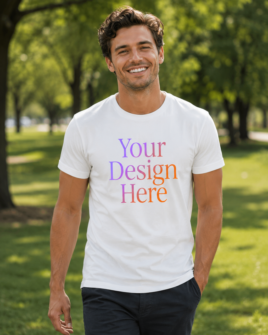 Personalisiertes T-Shirt mit Foto oder KI-Design