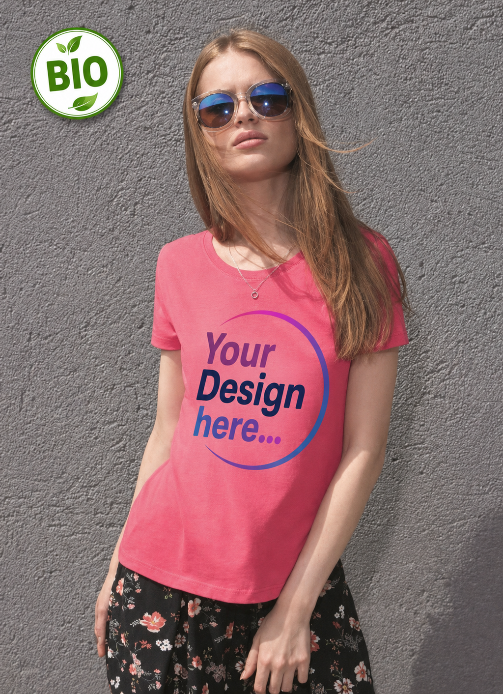 T-Shirt aus Bio-Baumwolle für Damen