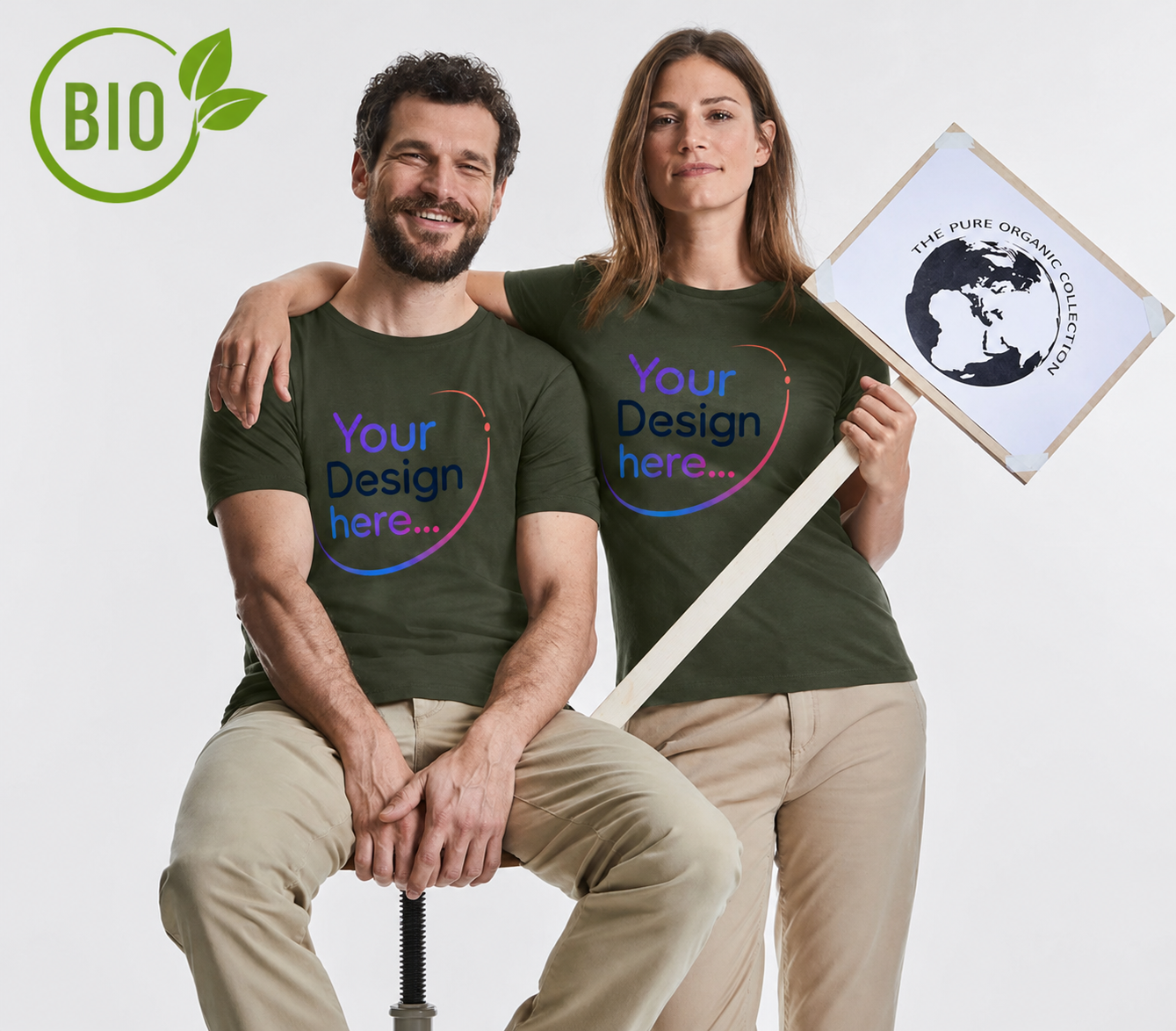 Bio-T-Shirt-Frau
