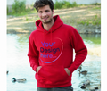 Herren-Sweatshirt aus Baumwolle mit Kapuze