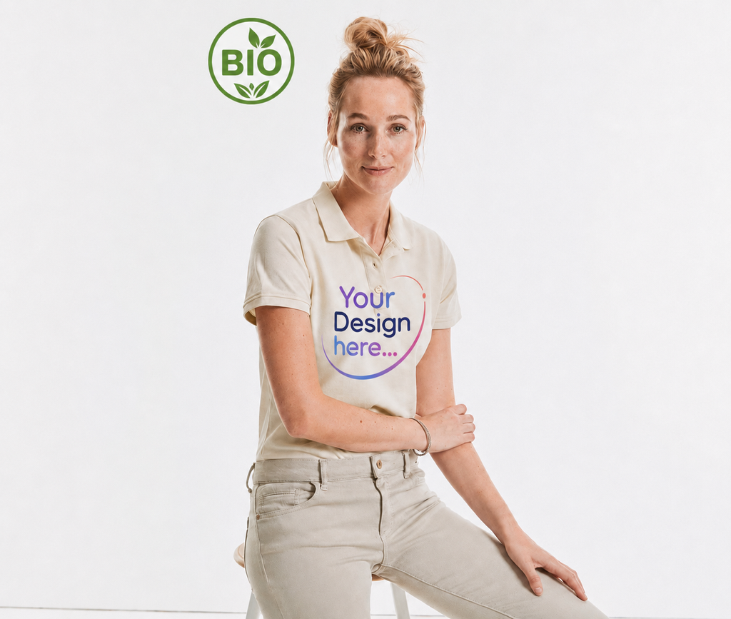 Damen Polo T-Shirt aus Bio-Baumwolle