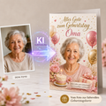Personalisierte Geschenkkarte mit Umschlag