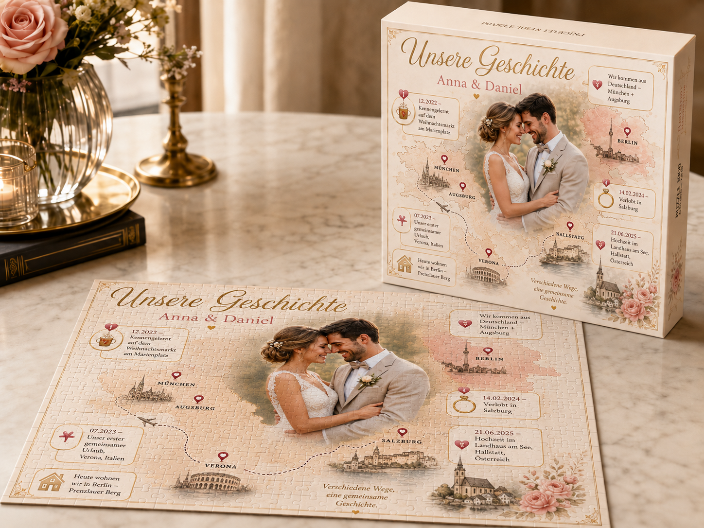 Puzzle A4, 120 Elemente